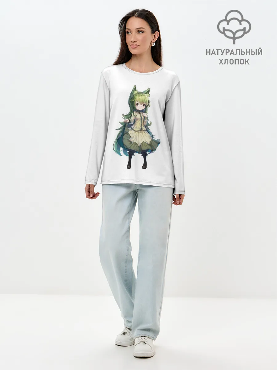 Лонгслив женский. Хлопок / Mylne