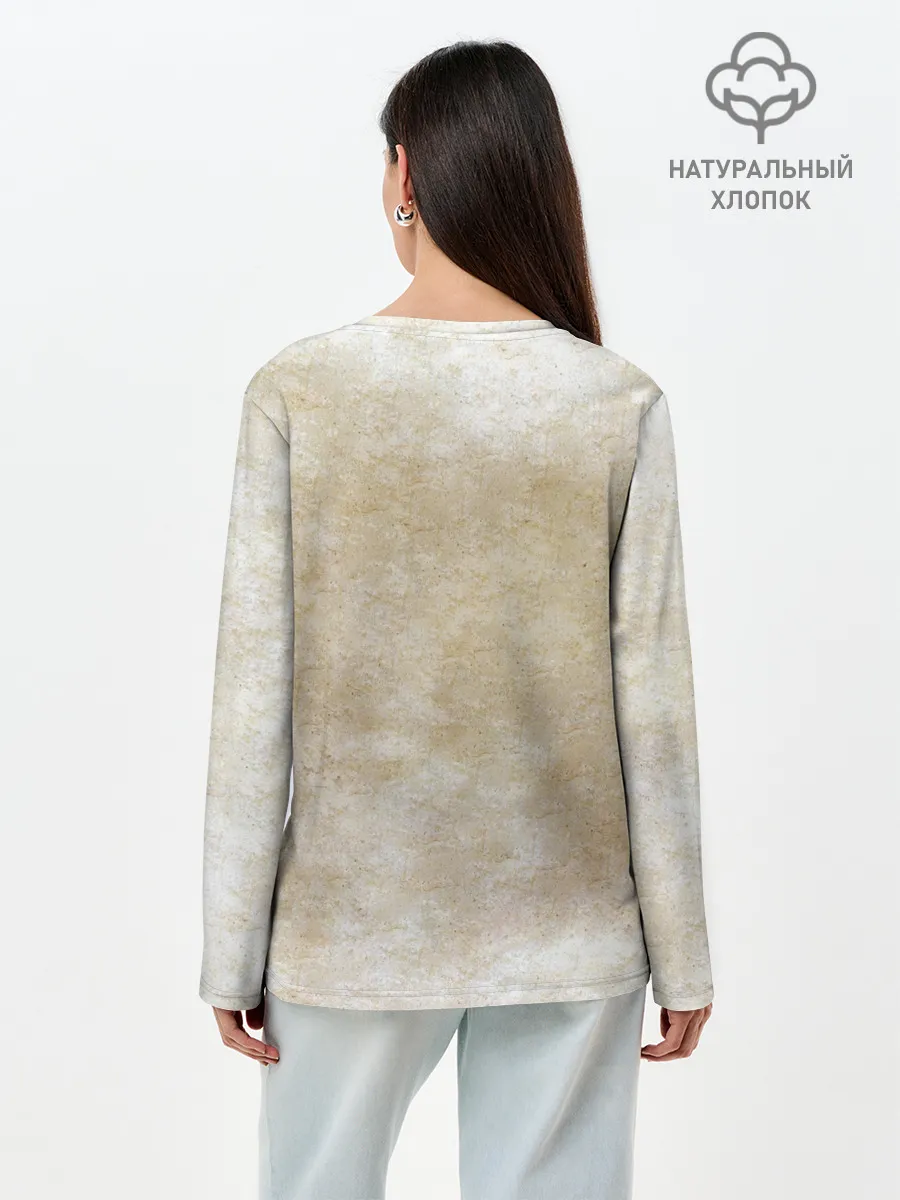 Лонгслив женский. Хлопок / Стимпанк Девушка