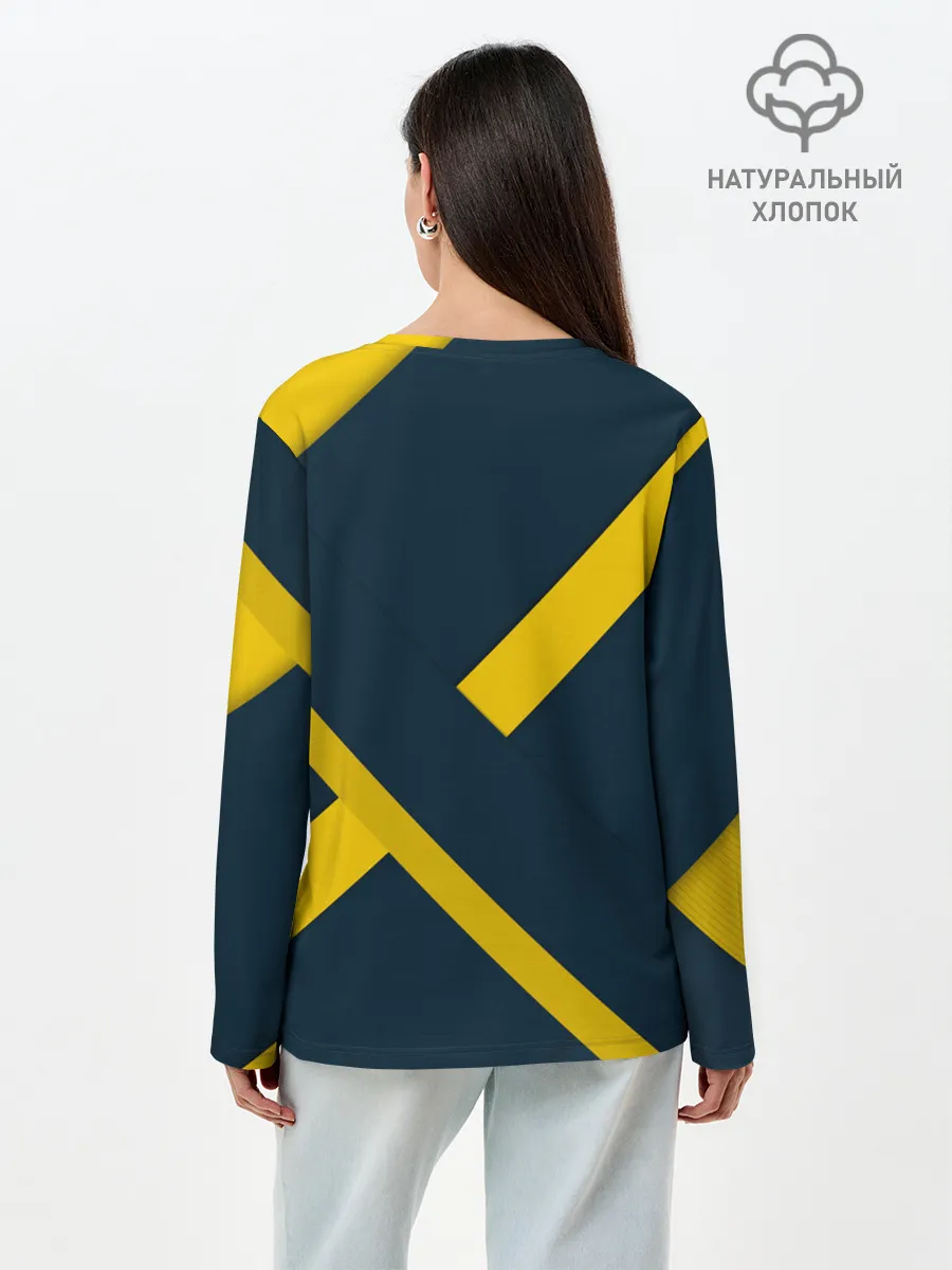 Лонгслив женский. Хлопок / ПЕРЕКРЕСТОК