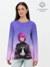 Лонгслив женский. Хлопок / ANIME GIRL