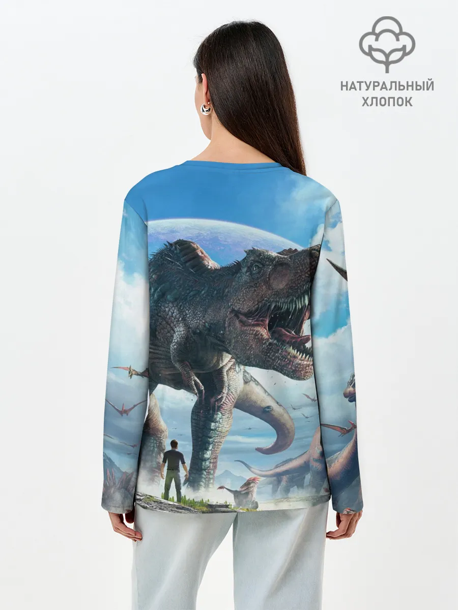 Лонгслив женский. Хлопок / Ark Survival Evolved