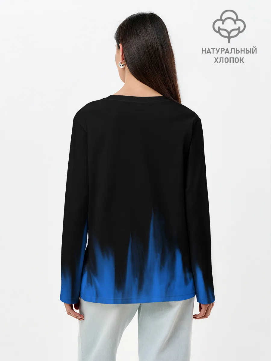 Лонгслив женский. Хлопок / pink rloyd