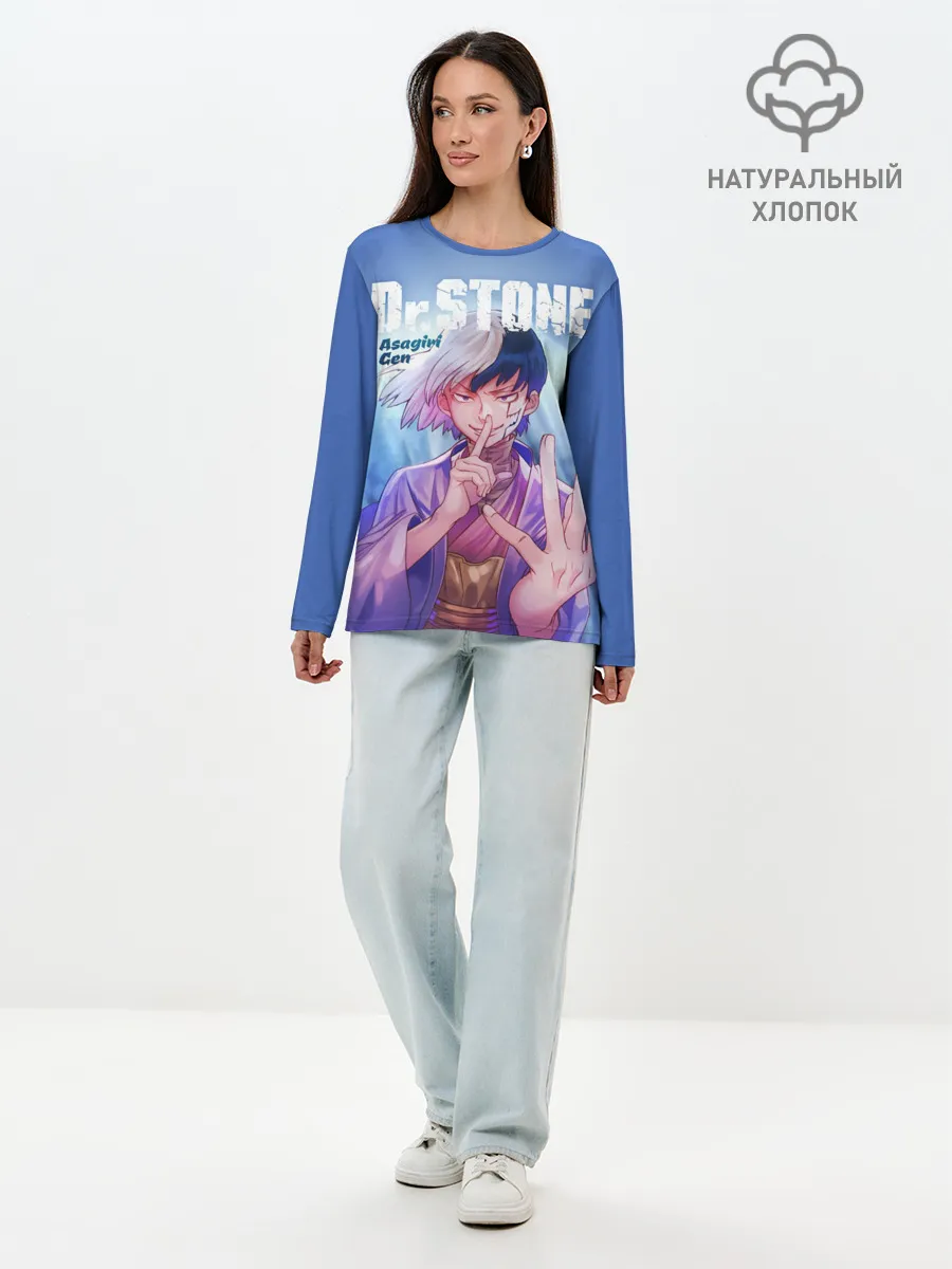 Лонгслив женский. Хлопок / Asagiri Gen