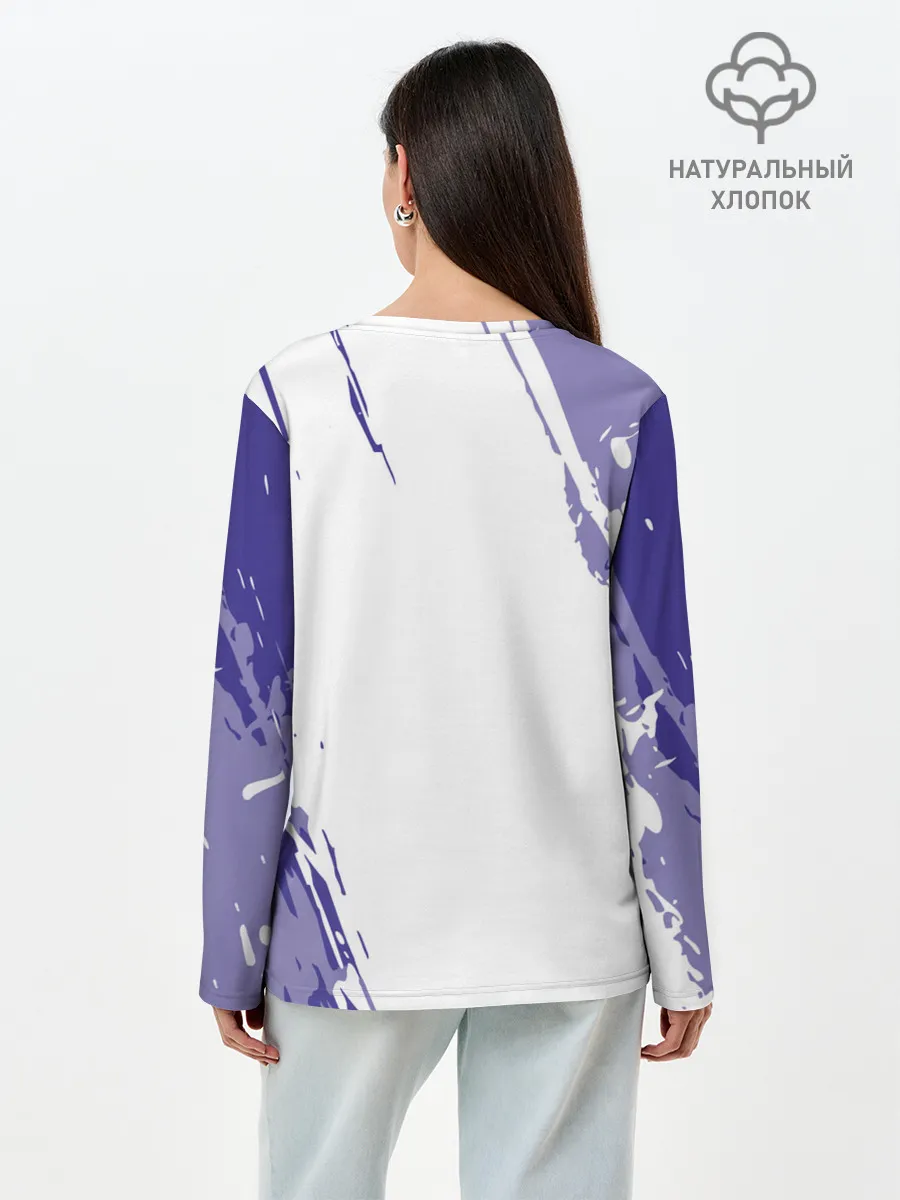 Лонгслив женский. Хлопок / Танджиро и Незуко Камадо