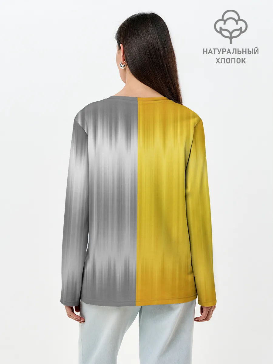 Лонгслив женский. Хлопок / Gold and Silver