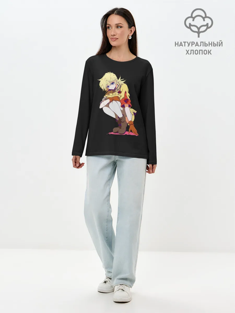 Лонгслив женский. Хлопок / Victoria Seras