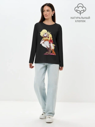 Лонгслив женский. Хлопок / Victoria Seras