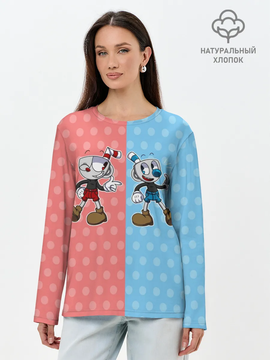 Лонгслив женский. Хлопок / caphead