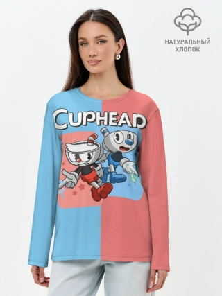 Лонгслив женский. Хлопок / CAPHEAD
