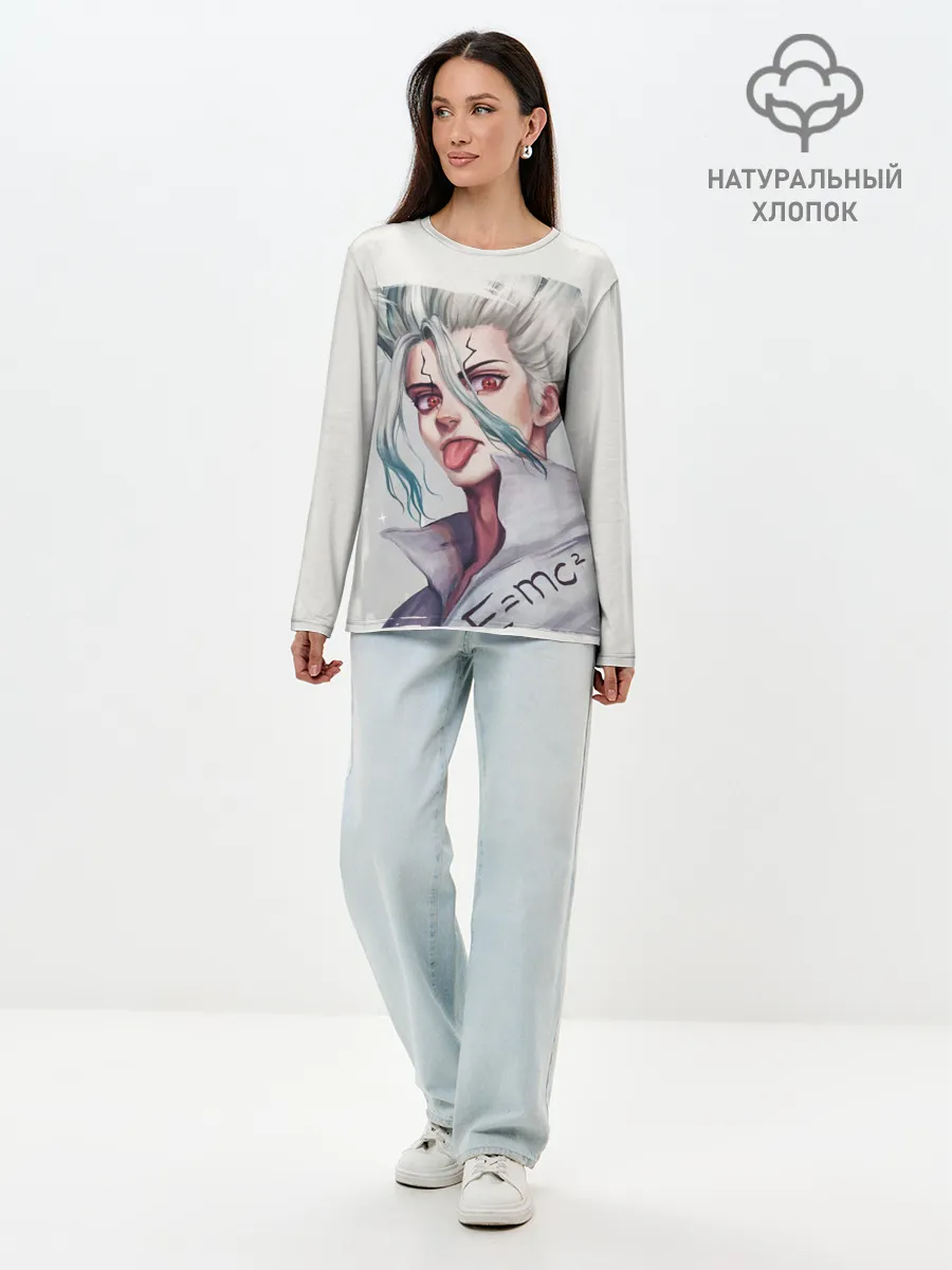 Лонгслив женский. Хлопок / Исигами Сэнку