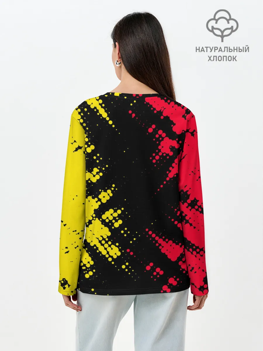 Лонгслив женский. Хлопок / СИРЕНОГОЛОВЫЙ