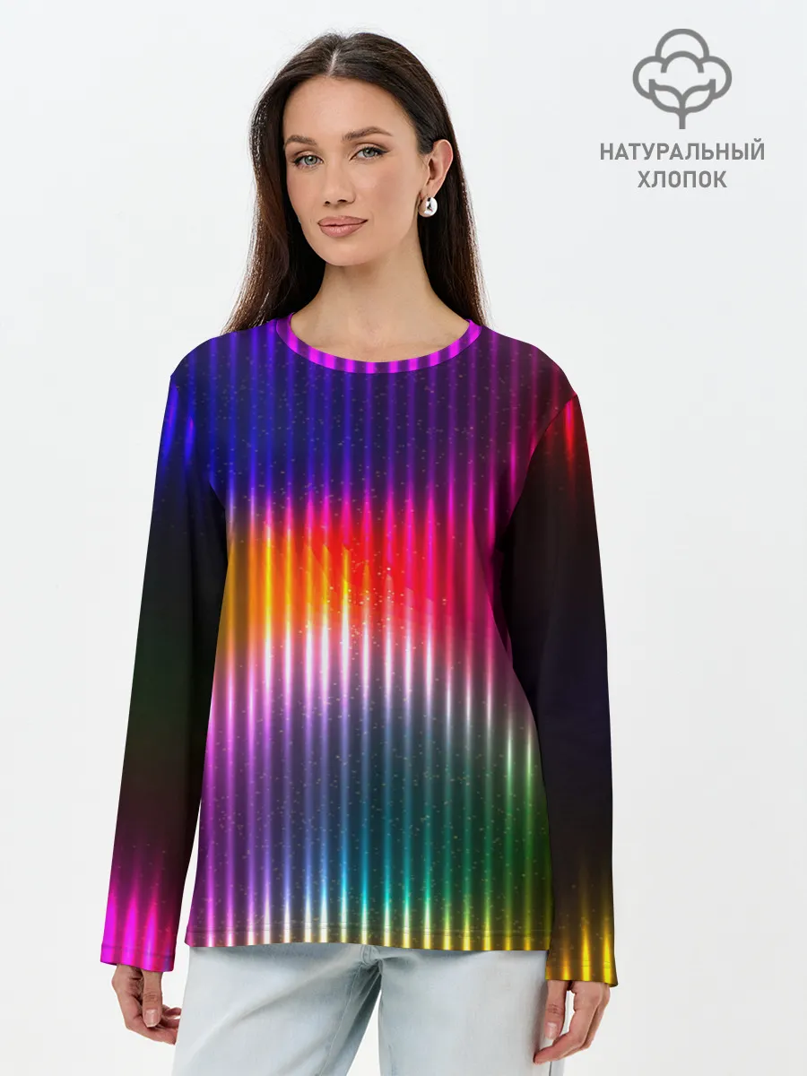 Лонгслив женский. Хлопок / SPECTR