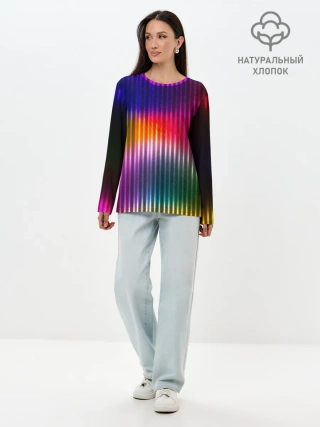 Лонгслив женский. Хлопок / SPECTR