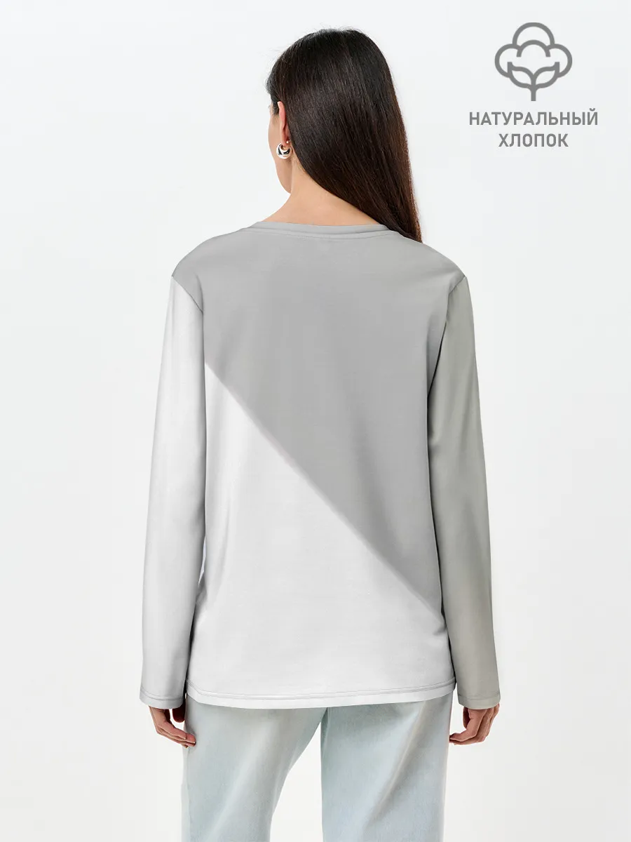 Лонгслив женский. Хлопок / Mitsuri Kanroji Kimetsu no Yaiba