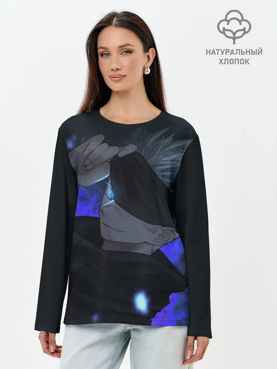 Лонгслив женский. Хлопок / Магическая битва