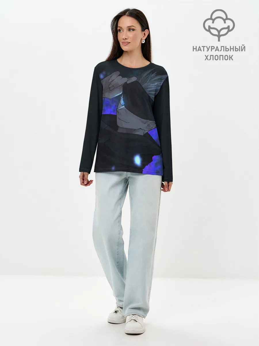 Лонгслив женский. Хлопок / Магическая битва