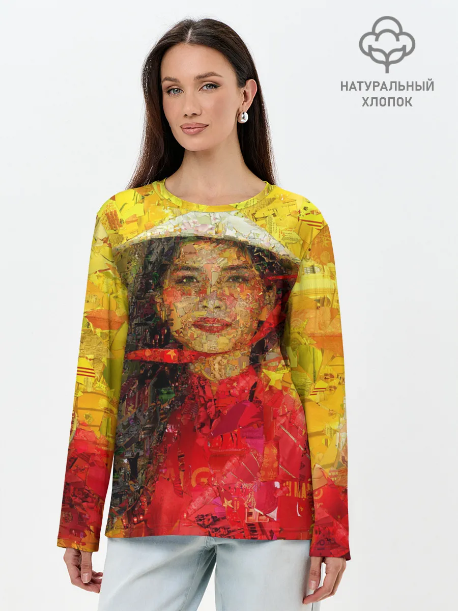 Лонгслив женский. Хлопок / Вьетнам