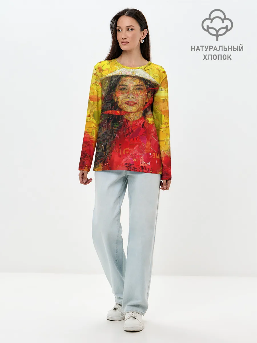 Лонгслив женский. Хлопок / Вьетнам