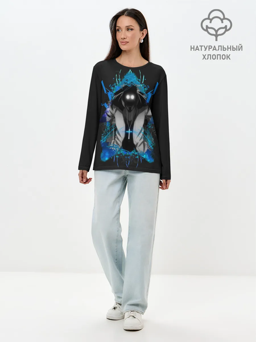 Лонгслив женский. Хлопок / Hellsing. Alexander Anderson