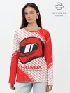 Лонгслив женский. Хлопок / Honda - Strokes