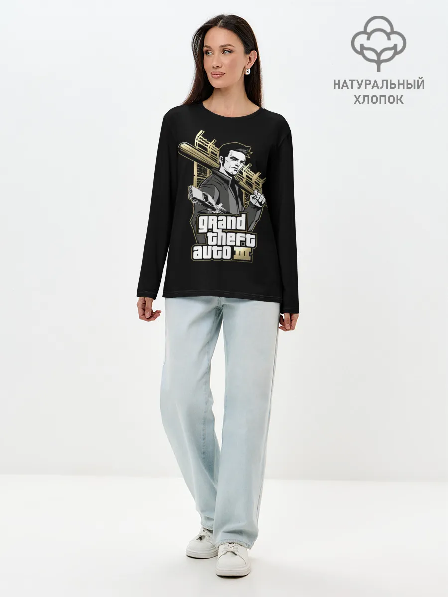 Лонгслив женский. Хлопок / Клод | GTA 3