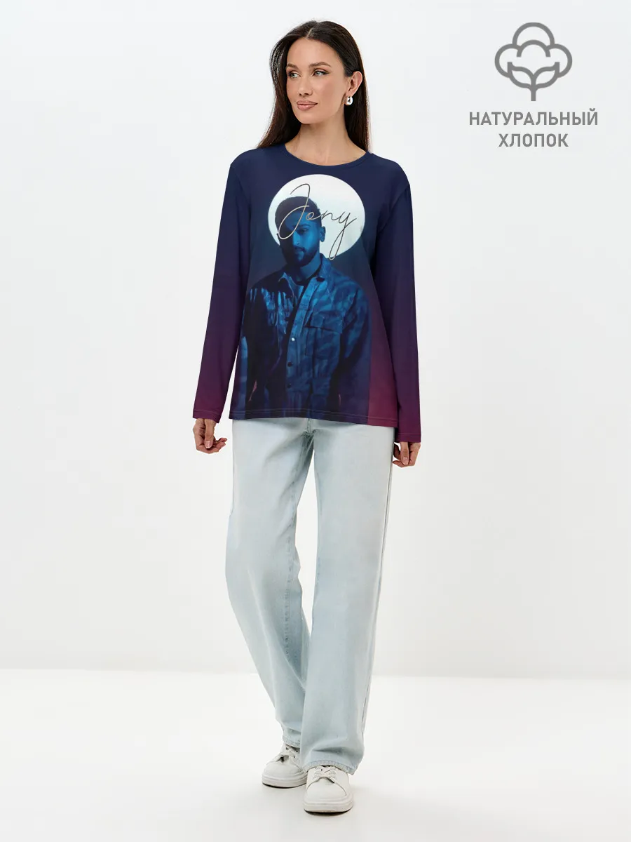 Лонгслив женский. Хлопок / Джони
