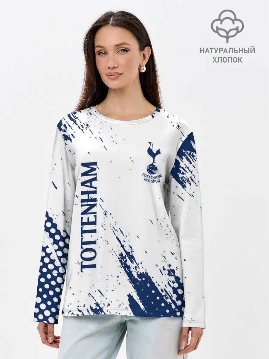 Лонгслив женский. Хлопок / TOTTENHAM HOTSPUR.