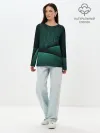 Лонгслив женский. Хлопок / Luxury Green