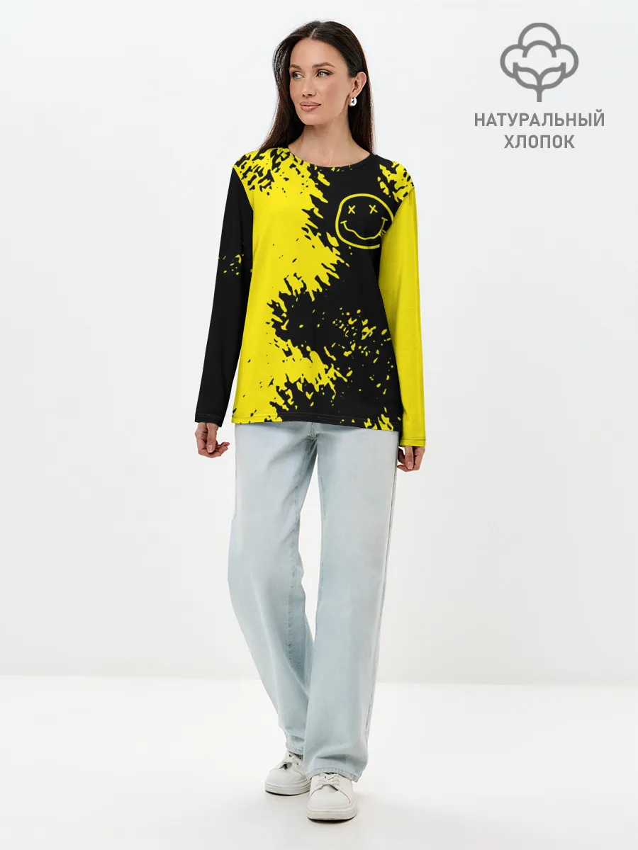 Лонгслив женский. Хлопок / NIRVANA.