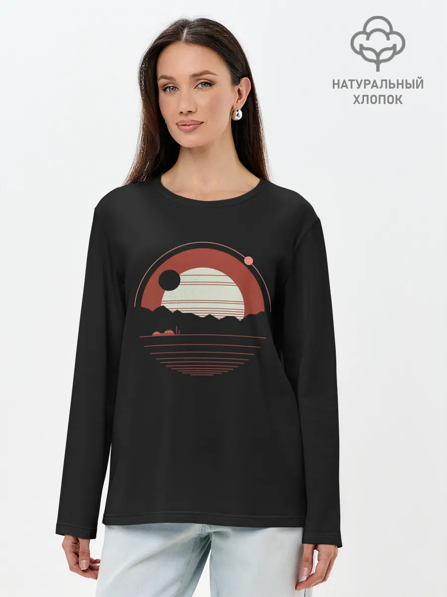 Лонгслив женский. Хлопок / The last person in the world