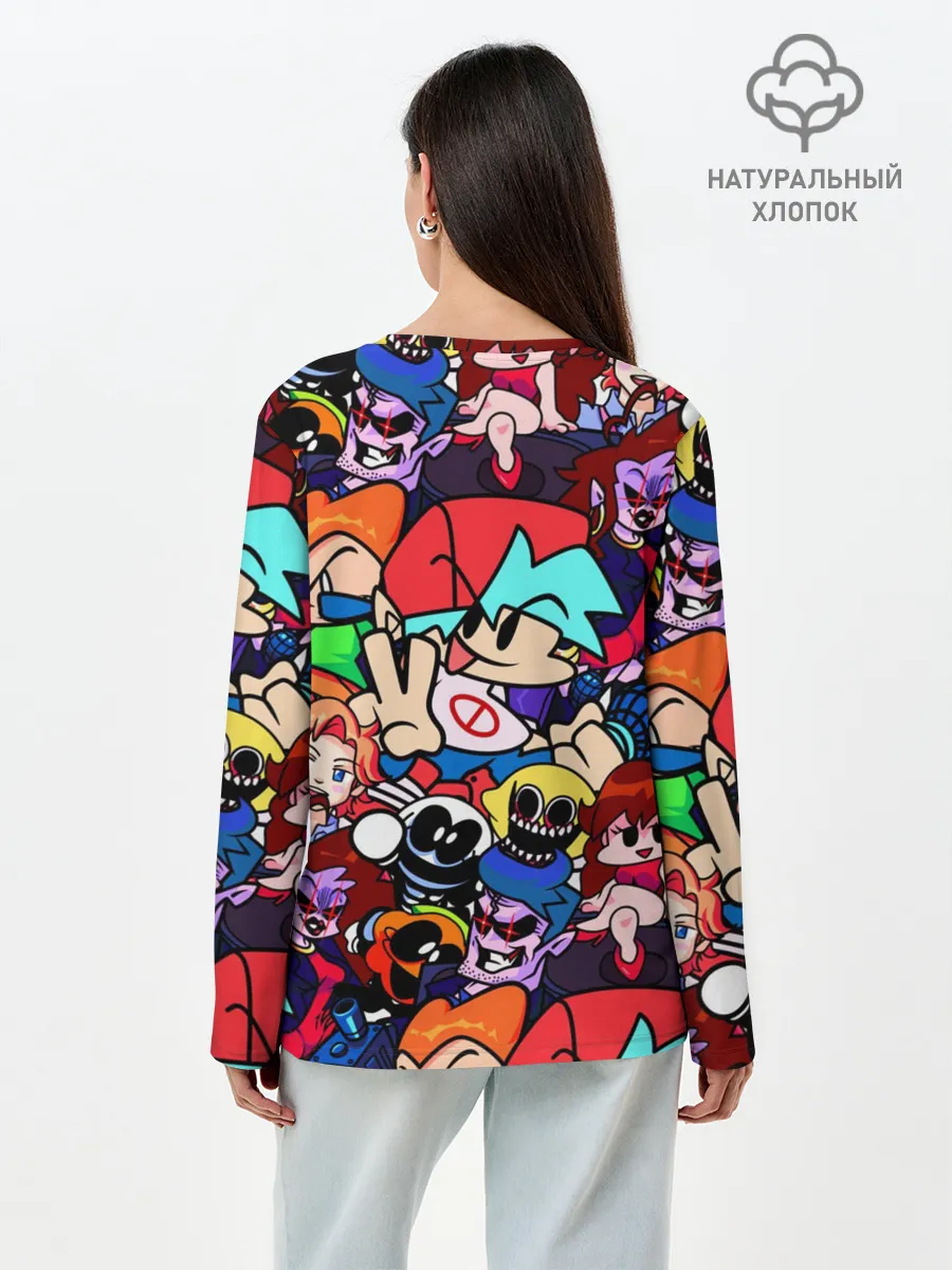 Лонгслив женский. Хлопок / Friday Night Funkin