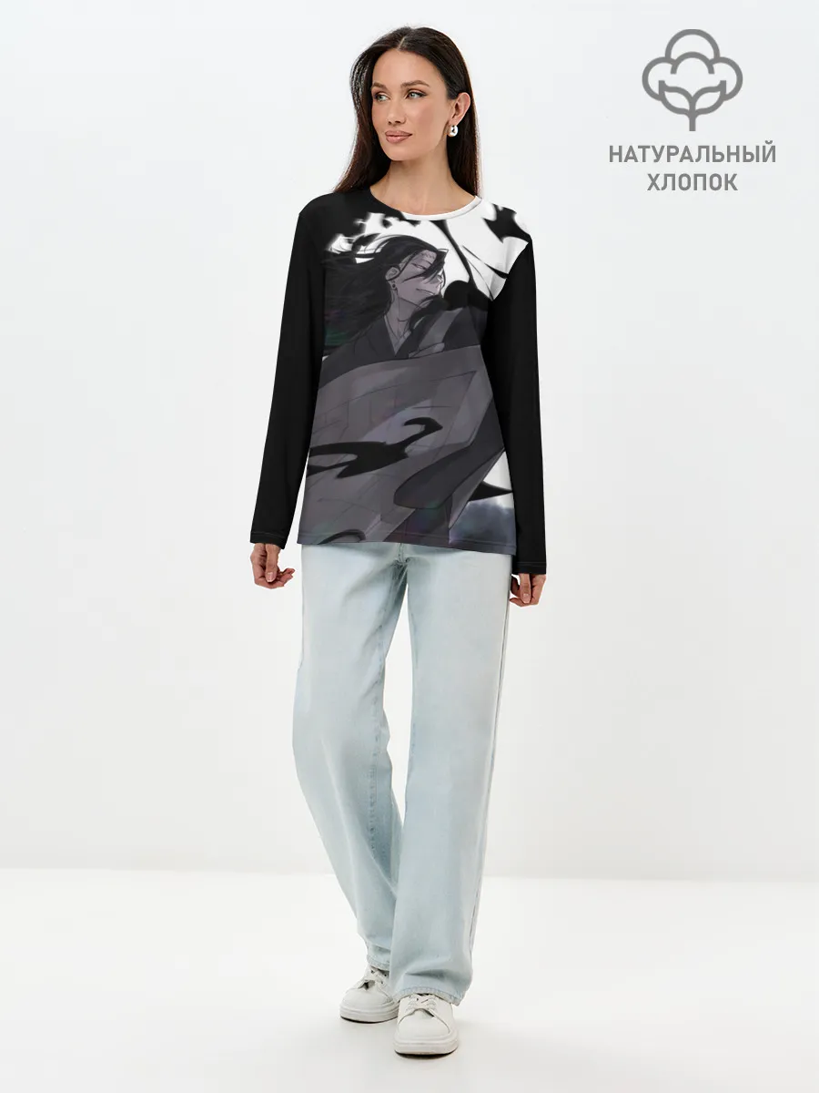 Лонгслив женский. Хлопок / Магическая Битва