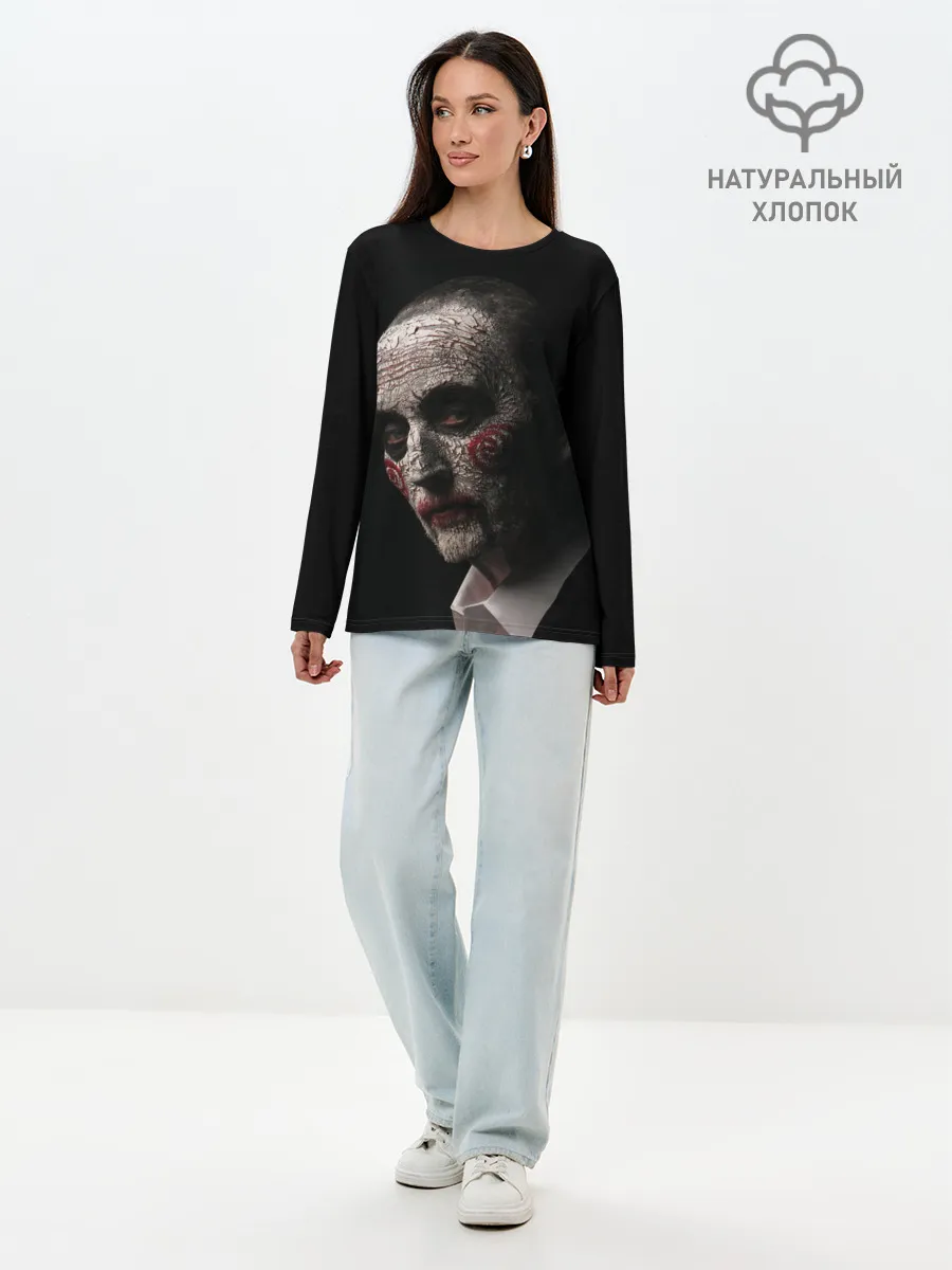 Лонгслив женский. Хлопок / Джон Крамер Пила