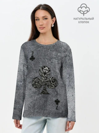 Лонгслив женский. Хлопок / Сёмерка Треф