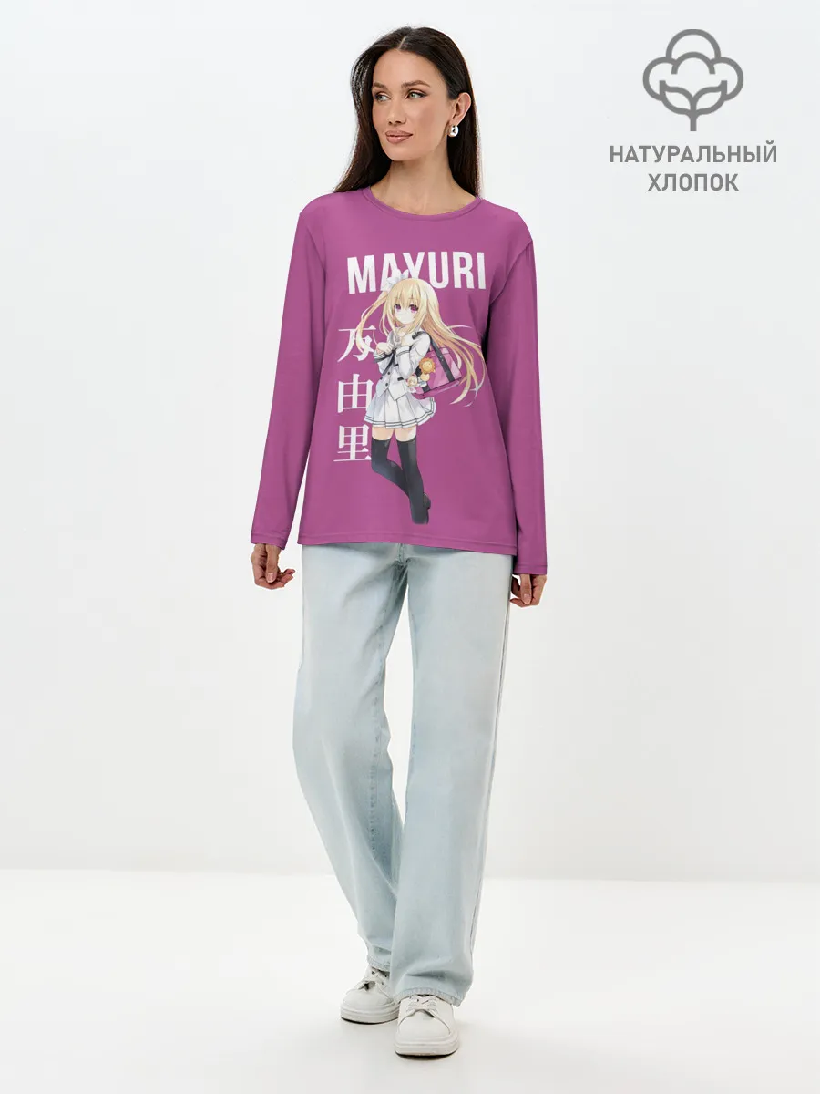 Лонгслив женский. Хлопок / Врата Штейна / Маюри Сиина