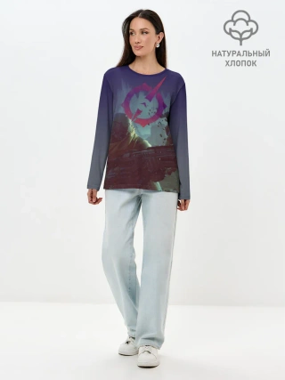 Лонгслив женский. Хлопок / Outriders
