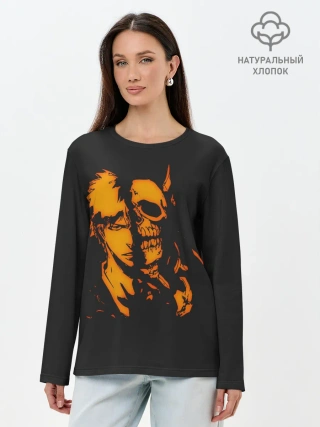 Лонгслив женский. Хлопок / Ichigo Kurosaki