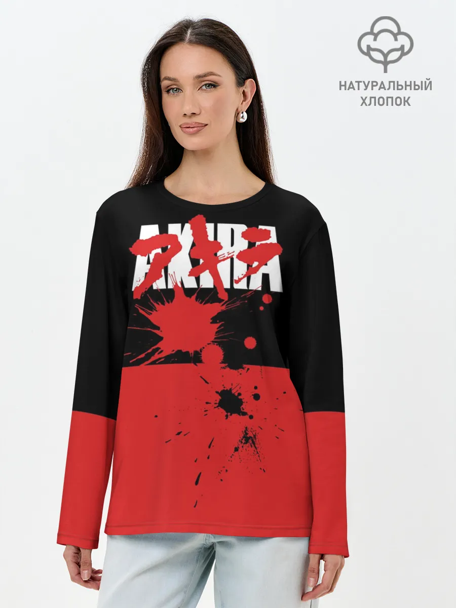 Лонгслив женский. Хлопок / Akira