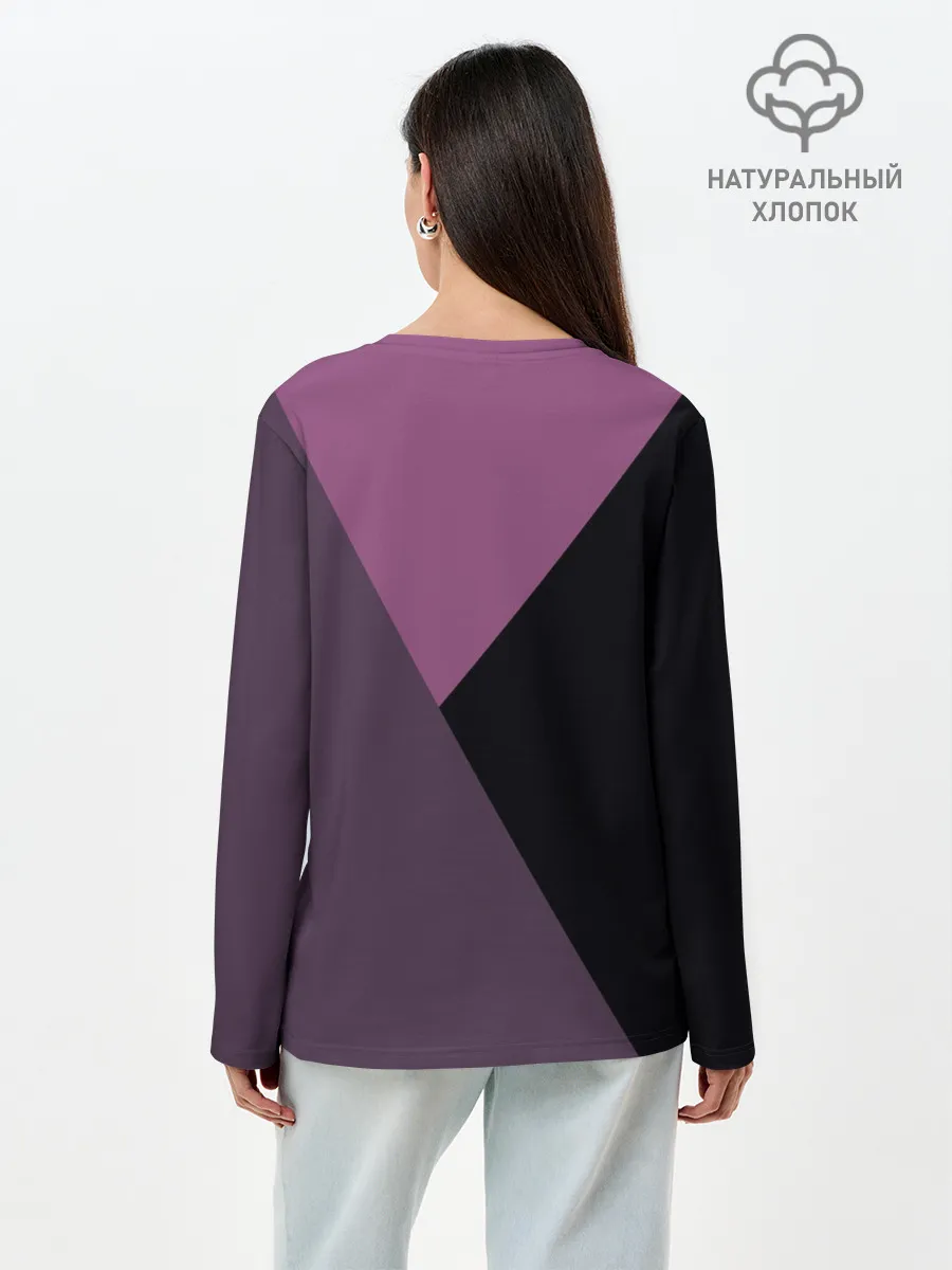 Лонгслив женский. Хлопок / Черноснежка / Kuroyukihime