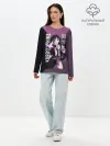 Лонгслив женский. Хлопок / Черноснежка / Kuroyukihime