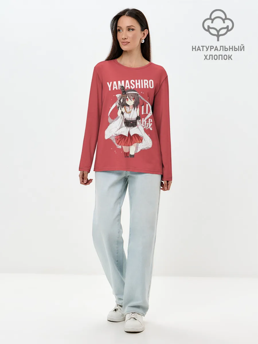 Лонгслив женский. Хлопок / Аниме Yamashiro / Ямаширо
