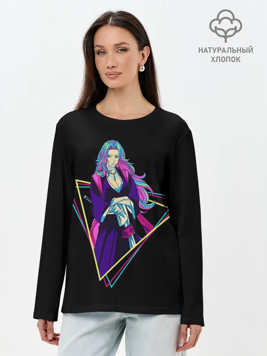 Лонгслив женский. Хлопок / BLEACH - Рангику Мацумото