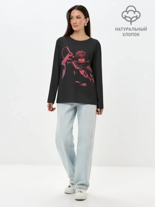 Лонгслив женский. Хлопок / Начало пути. Блич