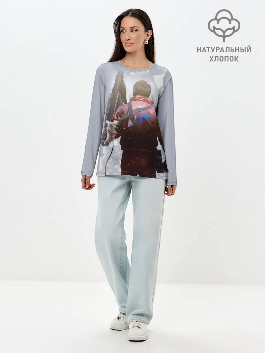 Лонгслив женский. Хлопок / Akira