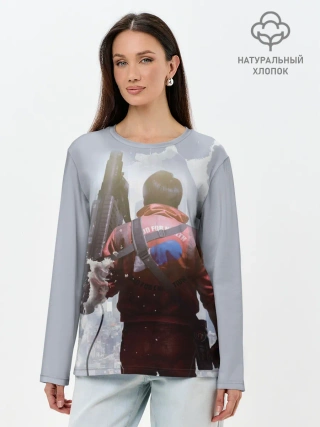 Лонгслив женский. Хлопок / Akira