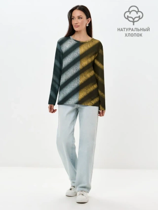 Лонгслив женский. Хлопок / SHADOW