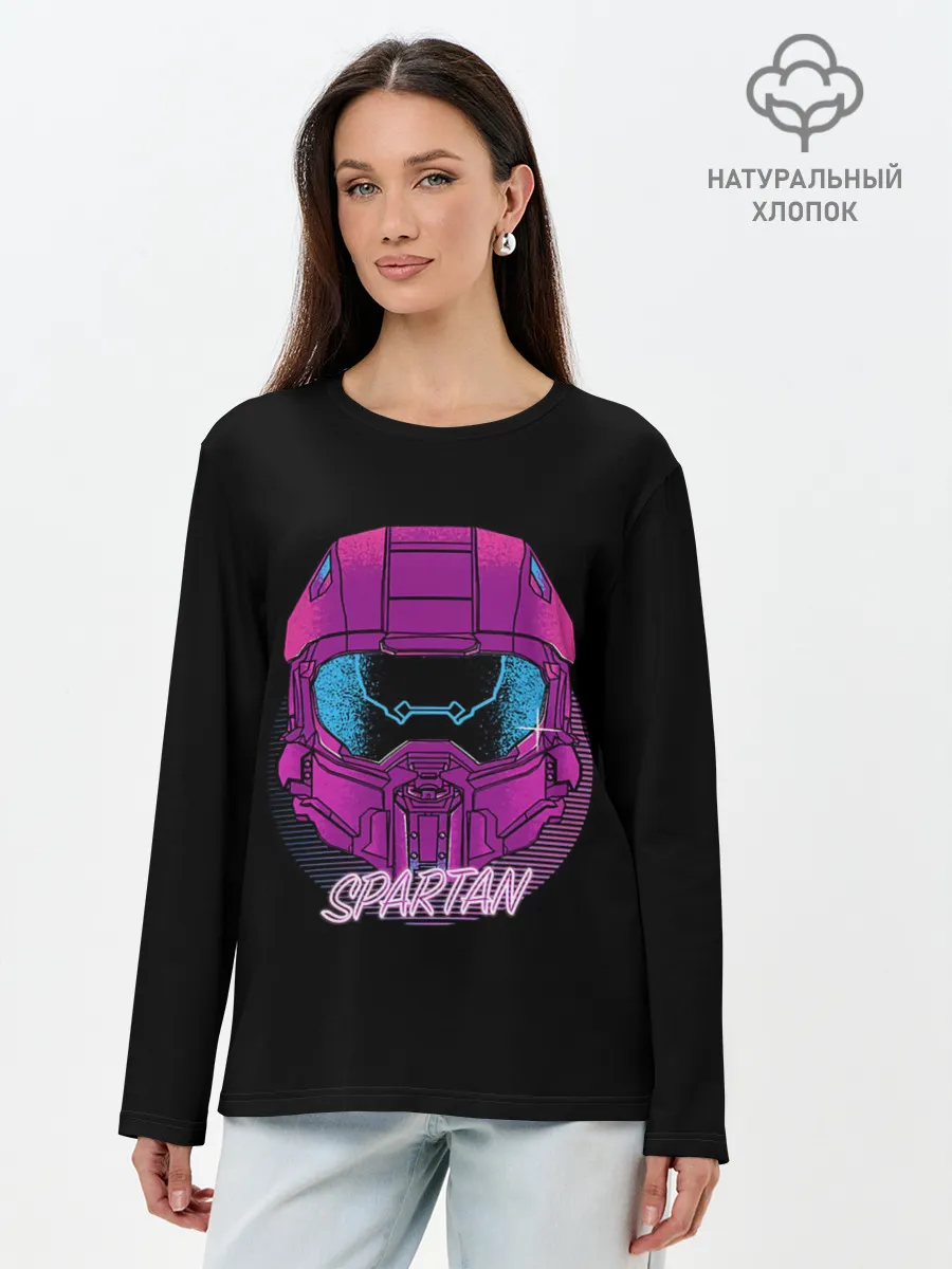 Лонгслив женский. Хлопок / Halo Neon