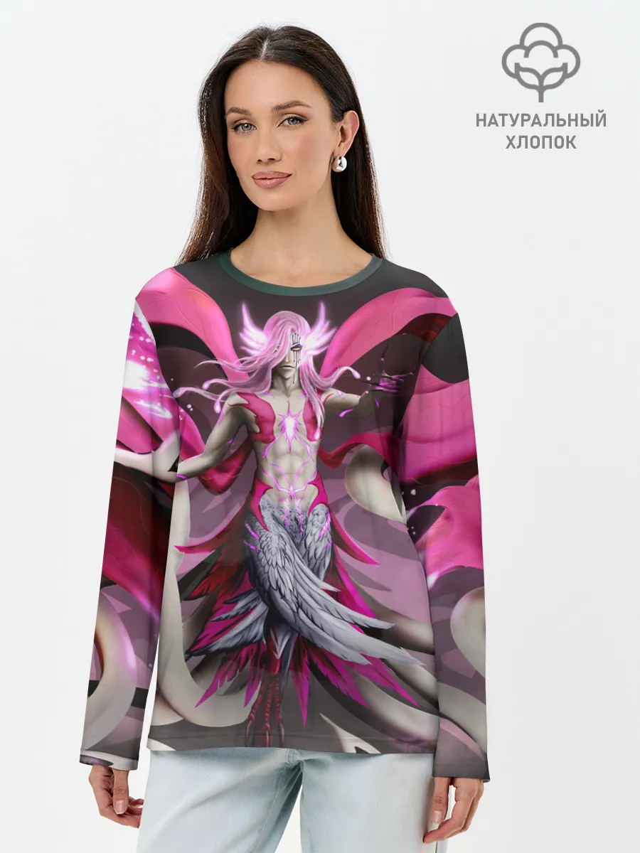 Лонгслив женский. Хлопок / Bleach Aurora Archangel Art