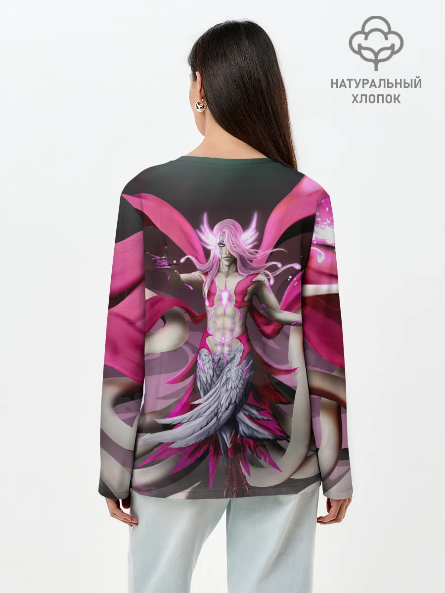 Лонгслив женский. Хлопок / Bleach Aurora Archangel Art