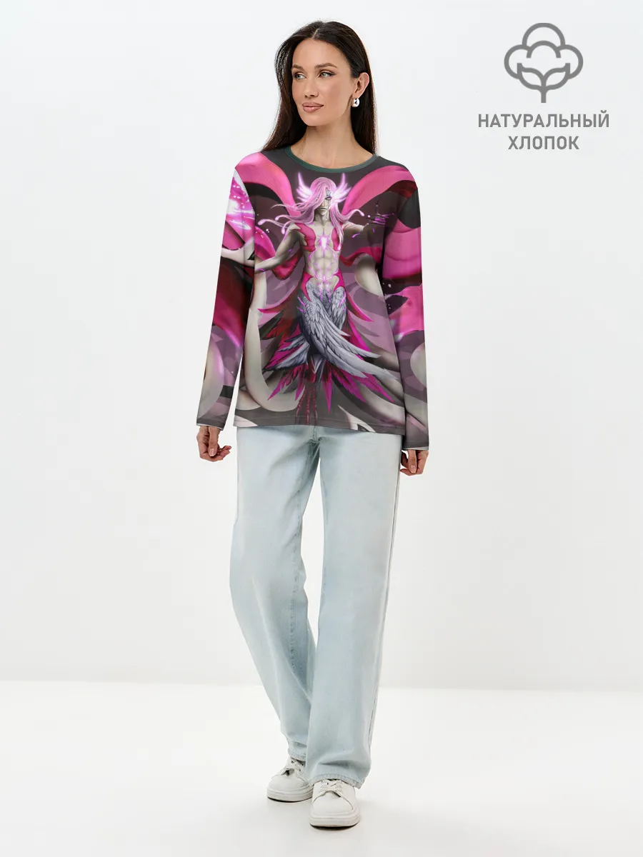 Лонгслив женский. Хлопок / Bleach Aurora Archangel Art